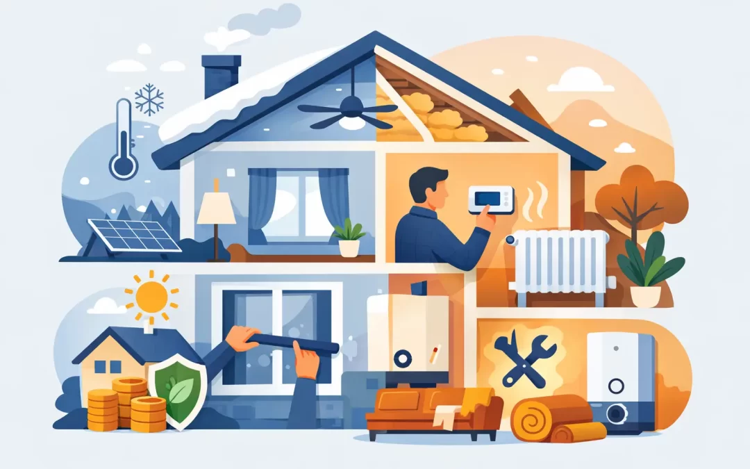 10 Best Ways Reduce Heating Bills at Home